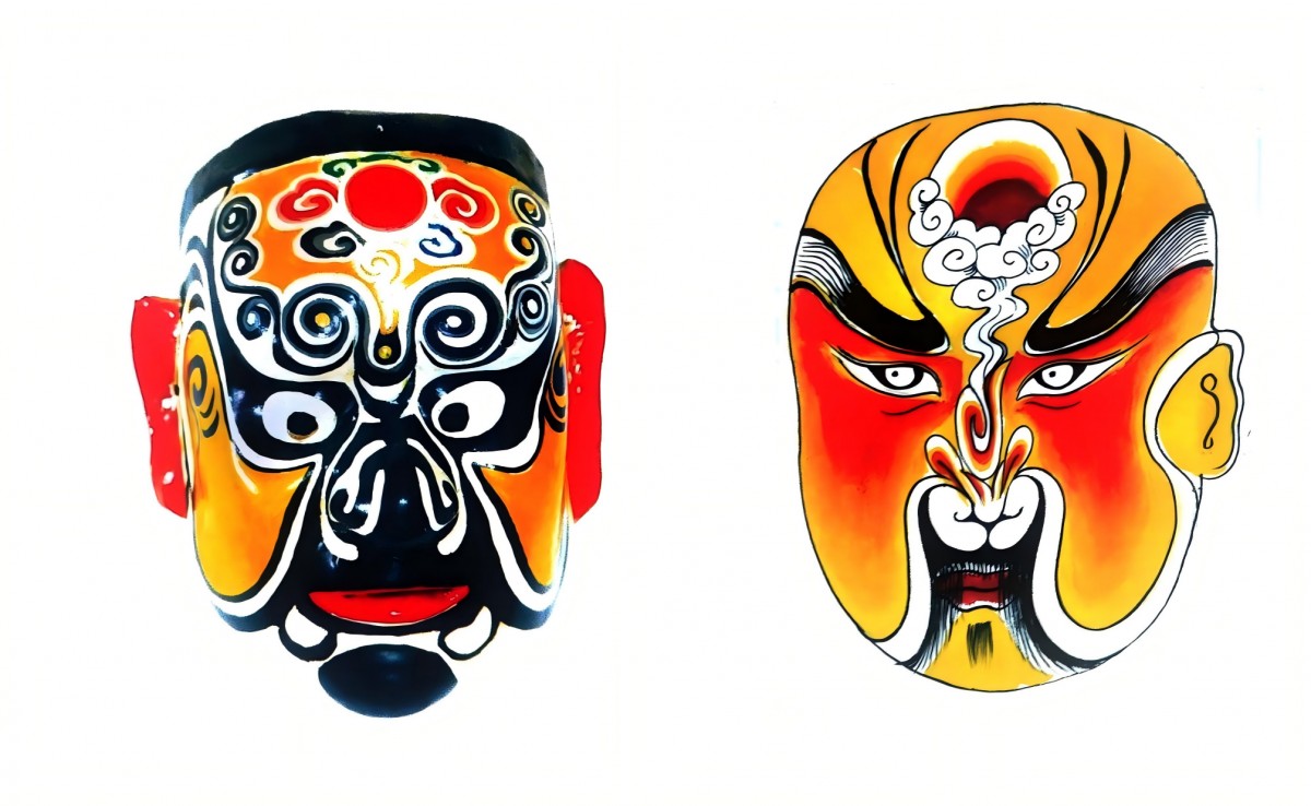 陈仓社火脸谱---社火脸谱绘制技艺省级代表性传承人张星老师社...